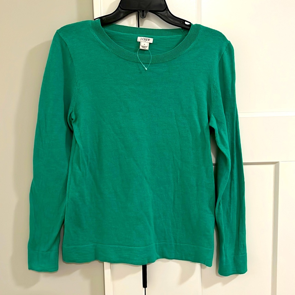 ❤️❤️❤️J CREW Sweater Size S Green